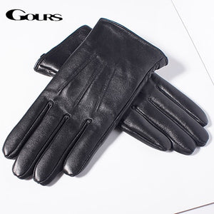 Gours Men's Genuine Leather Gloves