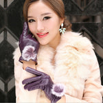 Chic Women Leather Gloves